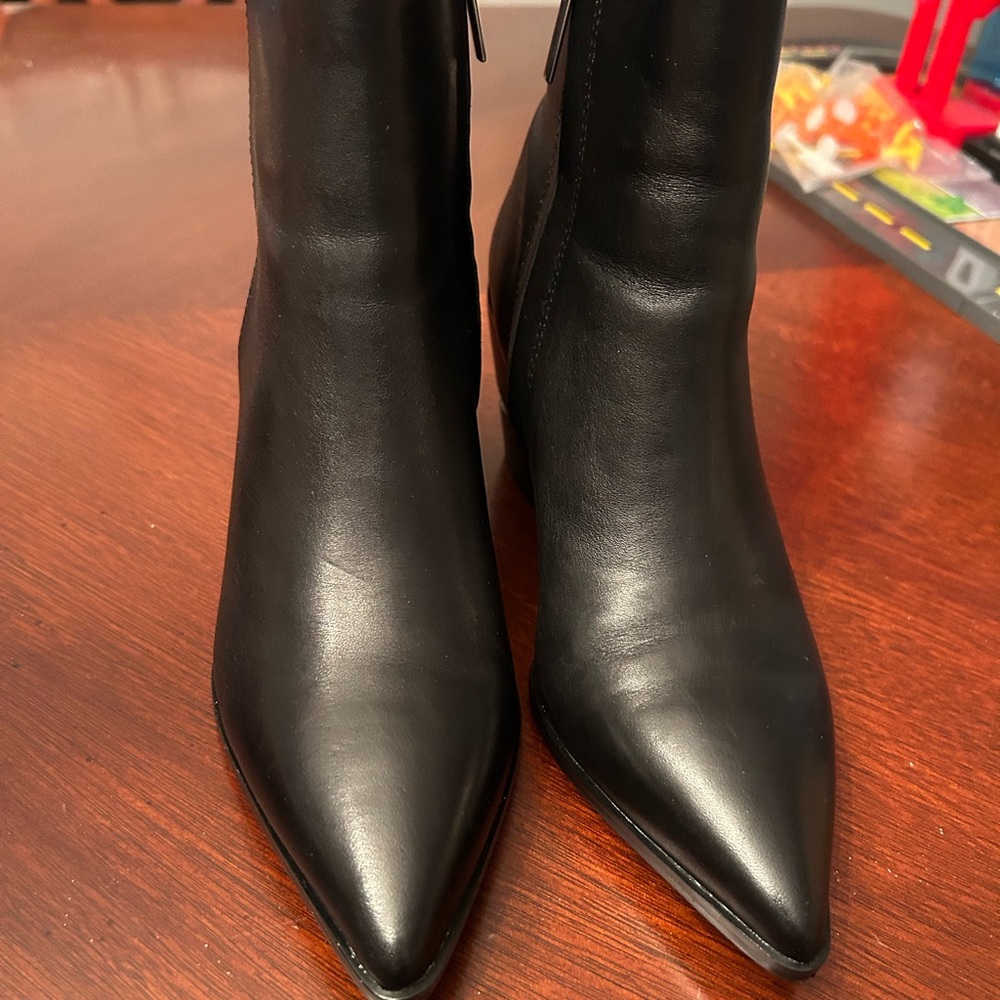 Canteen Black Leat Ankle Boots